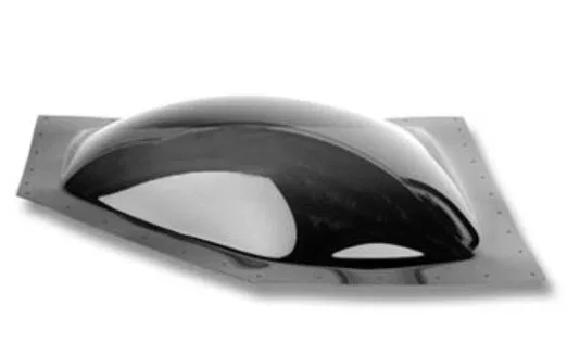 NSL2810S – S.RECREATION Skylight, 5 Inch High Bubble Type Dome Mounts Outside RV Neo Angle For 28 Inch Length x 10 In...